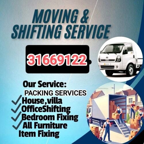 Shifting and packing services