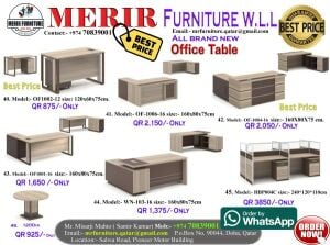 MIX MODEL OF OFFICE FURNITURE -1