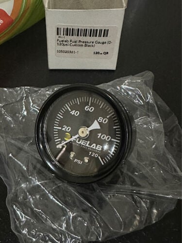 Fuelab regulator gauge 0-120 psi