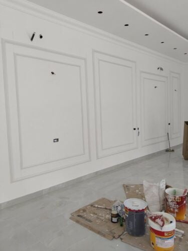 ديكورات الجبس والصبغ