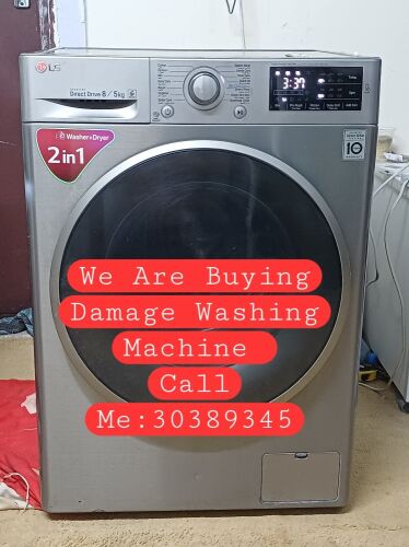 we Are buy damage washing machine