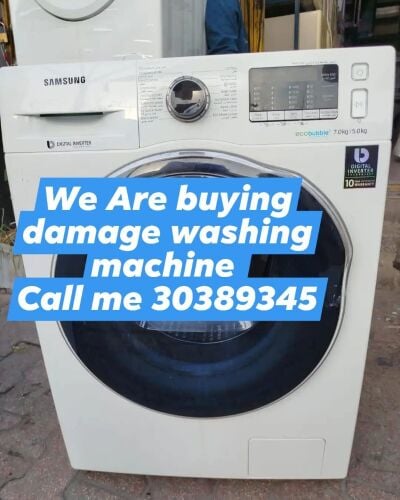we buy damage washing machine.