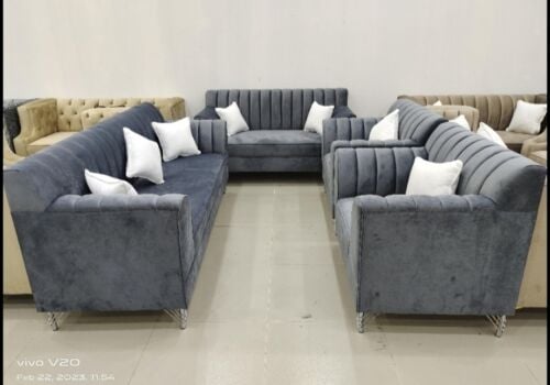طقم كنب جديد جاهز للبيع