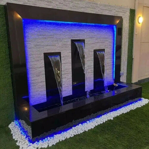 تصميم وتنفيذ الشلالات والنوافير