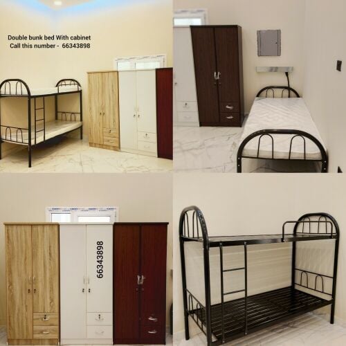 new steel single or double bed