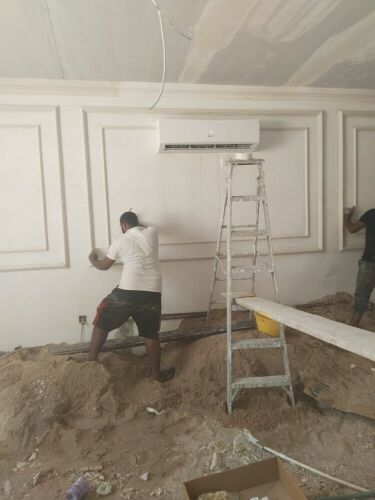 ديكورات الجبس والصبغ