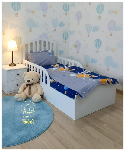 Children bed frame making.