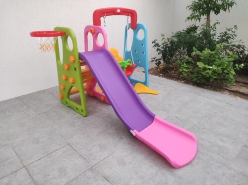 مراجيح مع زحلاقيه اطفال