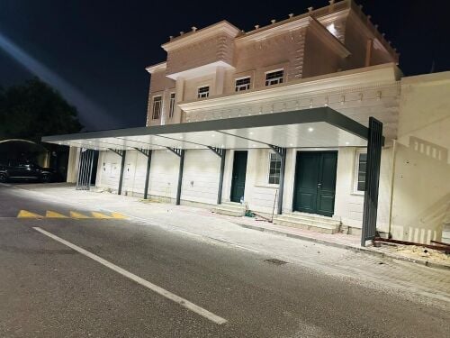 حداده مظلات جلسات زجاج سواتر