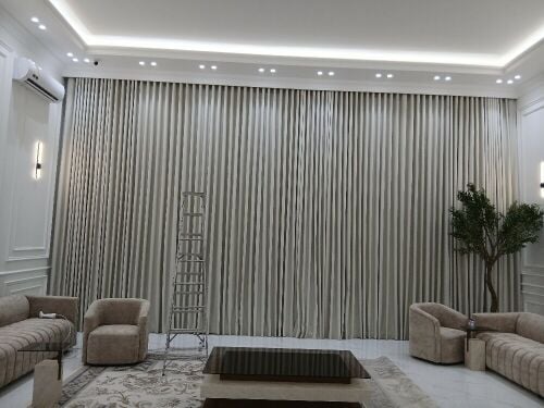 Make and upholster (wallpaper cha