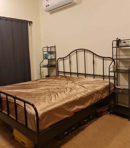 Bed and mattress from Ikea