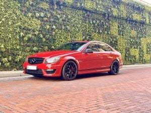 Mercedes C63. Model 2014.