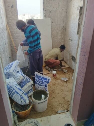 تجديد وإنشاء حمامات ومغاسل