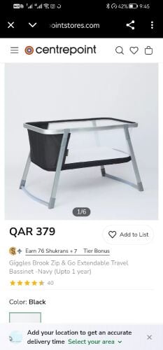 Giggles Zip & Go Baby Bassinet