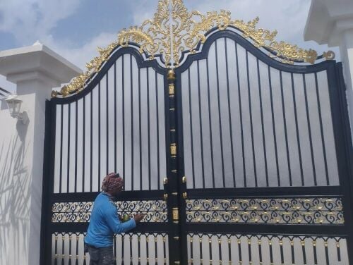 صبغ حديد وخشب