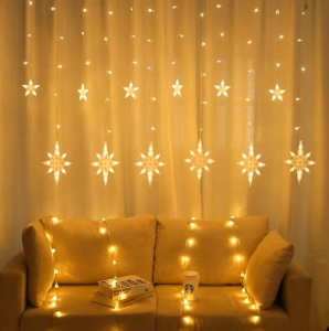 LED Lantern with Star & Moon