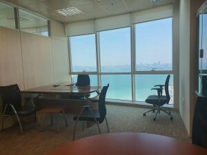 مكاتب مفروشة وجاهزة للاستخدام