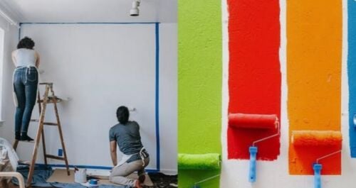 Painting and gypsum work