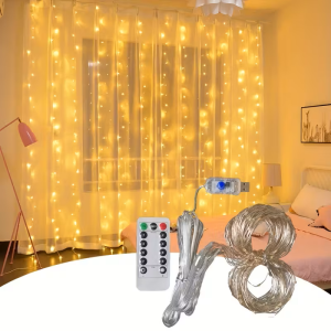 LED Fairy Curtain 300 Lights