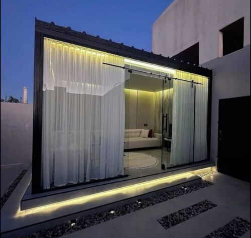 سواتر جلسات زجاج مظلات صيانه