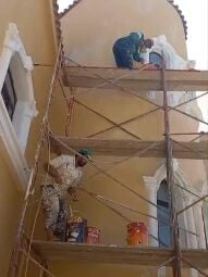 صبغ واجهة فيلا من الخارج والداخل