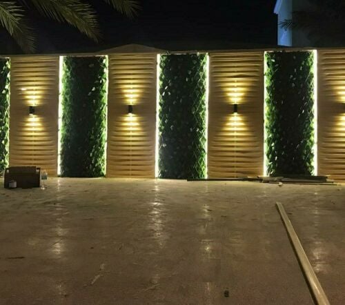 عشب صناعي وديكورات الطوافة