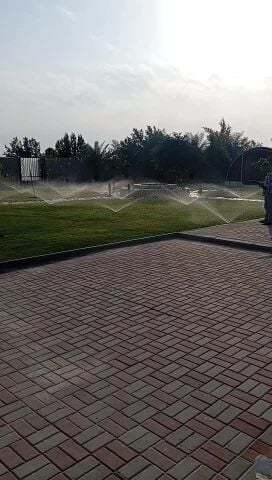 عمل شبكات الري الاتوماتيك