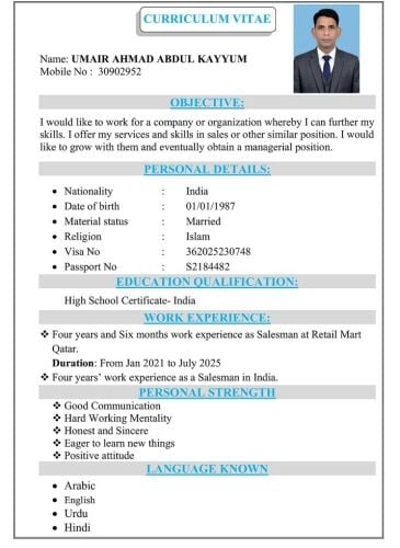 UMAIR AHMAD ABDUL KAYYUM