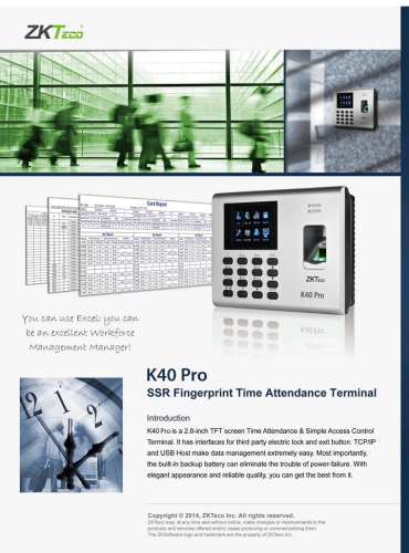 zkteco k40 pro