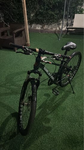 Black and red bike