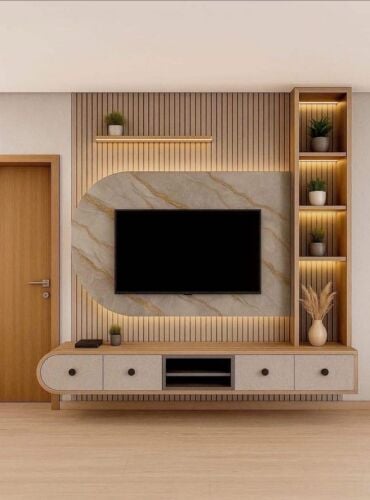 Tv cabinet wall cabinet making