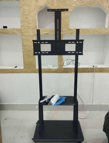 Tv stand with trolleys brand New