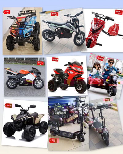 Collection of bikes for kids