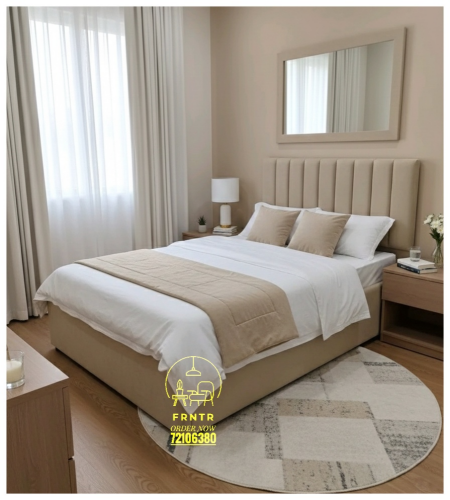 Queen size box bed for sale.