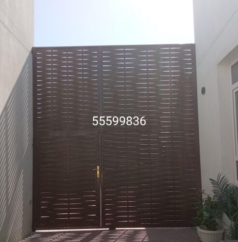 أعمال الحديد والأسوار إلخ.