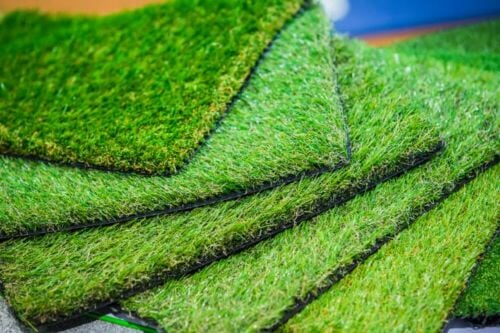 Green Artificial grass