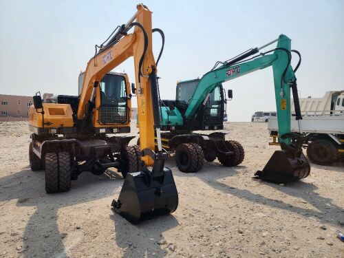 for rent 6.5 ton wheel excavator