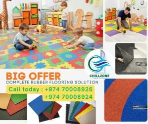 Rubber flooring Supply & Apply