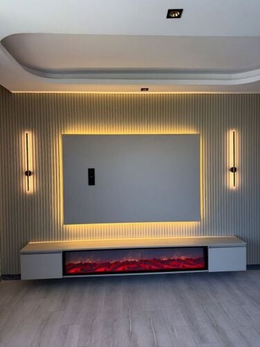Television decor wall cabinet