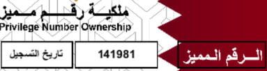 ‏Premium 6-Digit Number: 141981