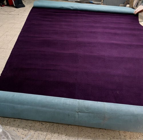big purple carpet fully new