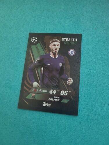 Cole Palmer black football card