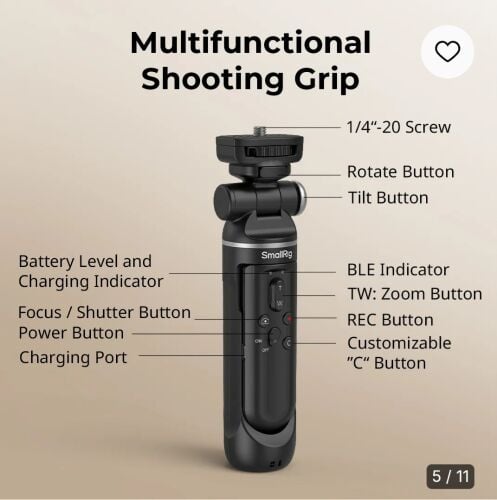Small Rig Shooting Grip