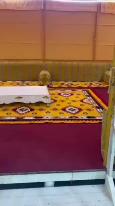 للبيع خيمه ودكه ب الاثاث كامل 
