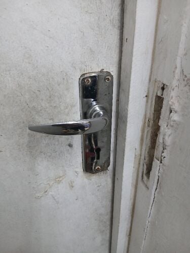 Door lock installation