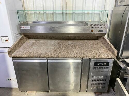 chiller taible with salad bar