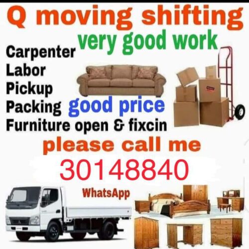 Moving shifting carpenter packing
