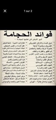 حجامة علاجية و وقائية