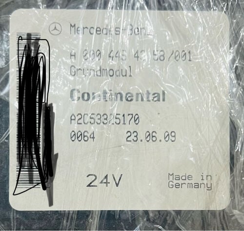 Mercedes-benz MP 2 fusebox