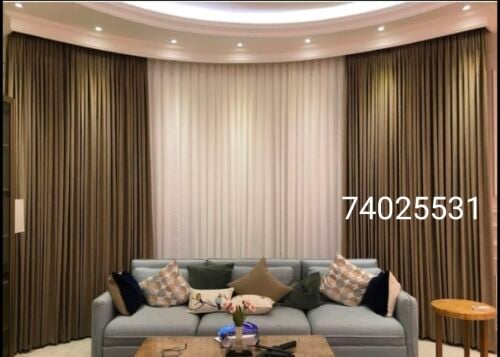 Curtain sofa making upholstery